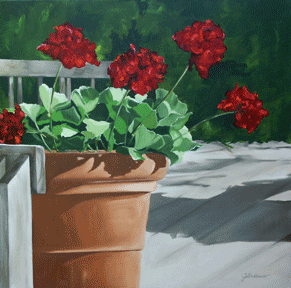 English Springer Spaniel painting